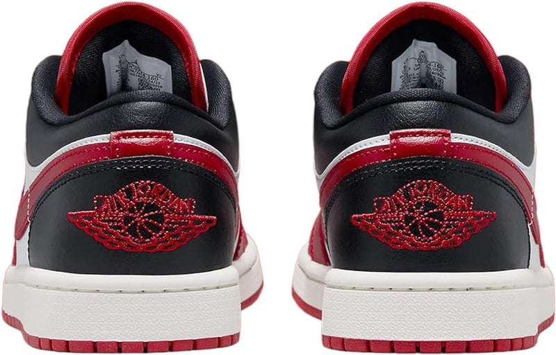 Women's Jordan 1 Low White/Gym Red-Black-Sail (DC0774 160)