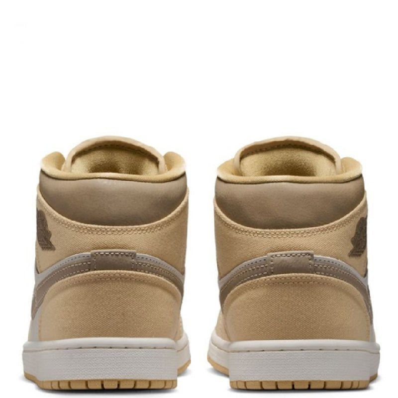 Women's Jordan 1 Mid SE Sesame/Khaki-Sail-Coconut Milk (IR2011 247)