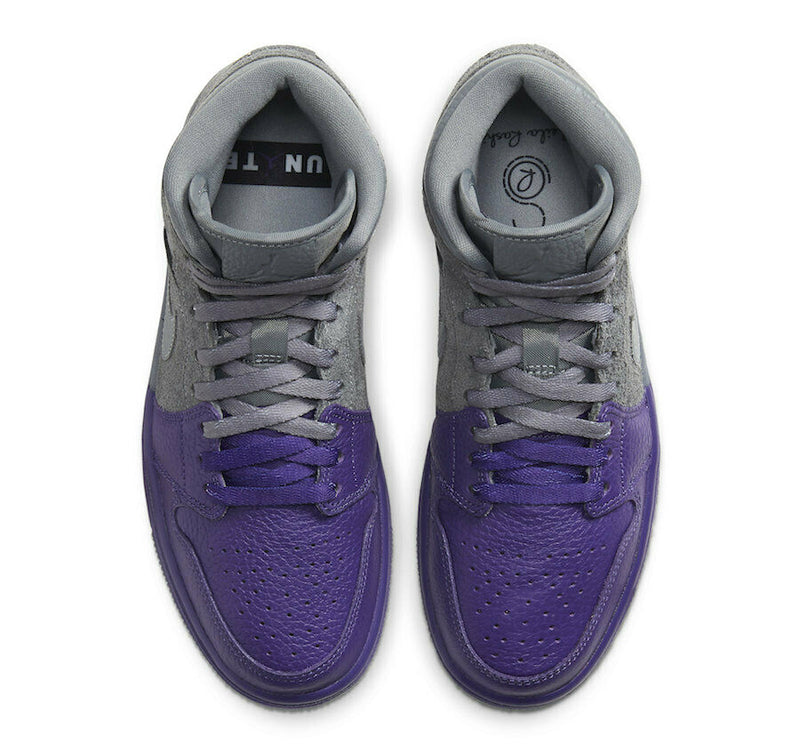 Women's Jordan 1 Mid SE UC "Sheila Rashid" Cool Gry/Cl Grey (CW5897 005)