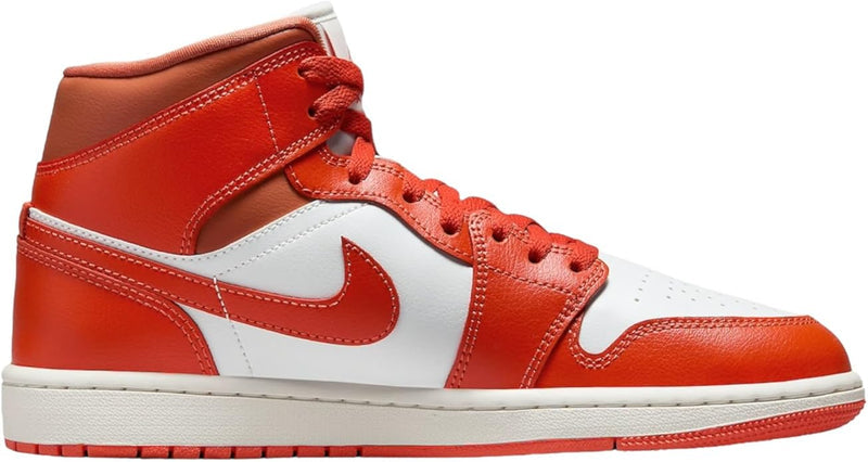 Women's Jordan 1 Mid Summit White/Cosmic Clay (BQ6472 108)