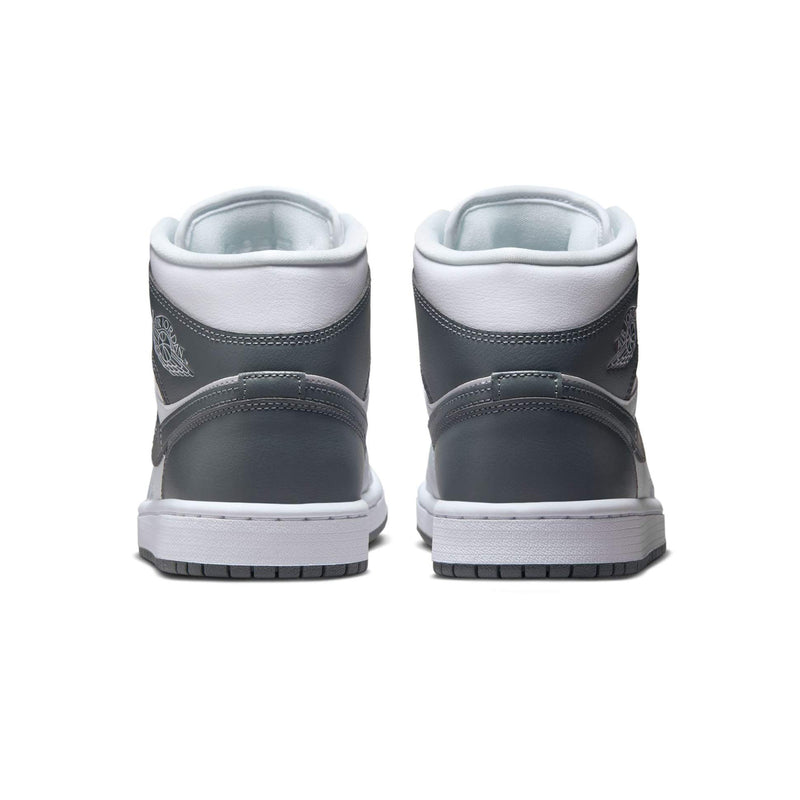 Women's Jordan 1 Mid White/Smoke Grey-Pure Platinum (BQ6472 113)