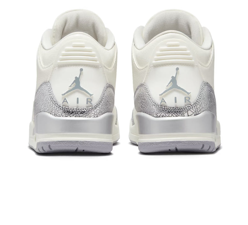 Women's Jordan 3 Retro Sail/Cement Grey (CK9246 100)