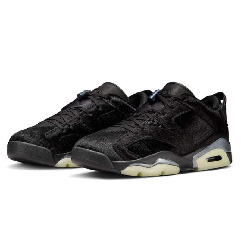 Women's Jordan 6 Retro Low "Blackout" Black/Black-Black (IO9786 001)