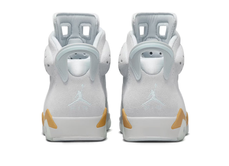 Women's Jordan 6 Retro "Pearl" Pure Platinum/Glacier Blue (DQ4914 074)