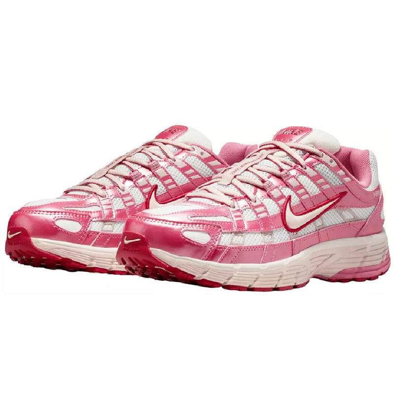 Women's P-6000 Summit White/Silt Red-Peony (IO3496 100)