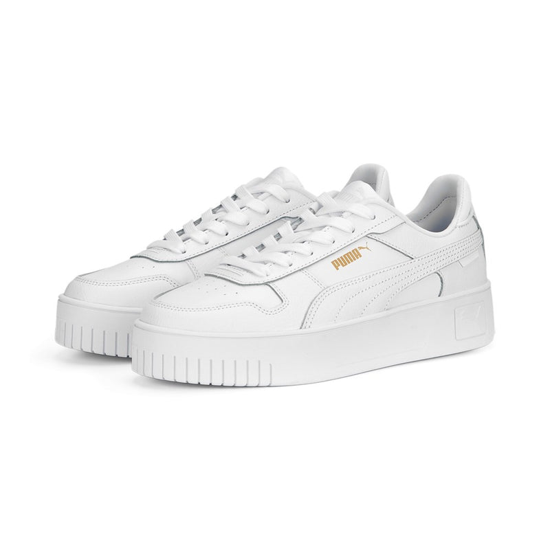 Women's Puma Carina Street Puma white-Puma White-Gold (389390 01)