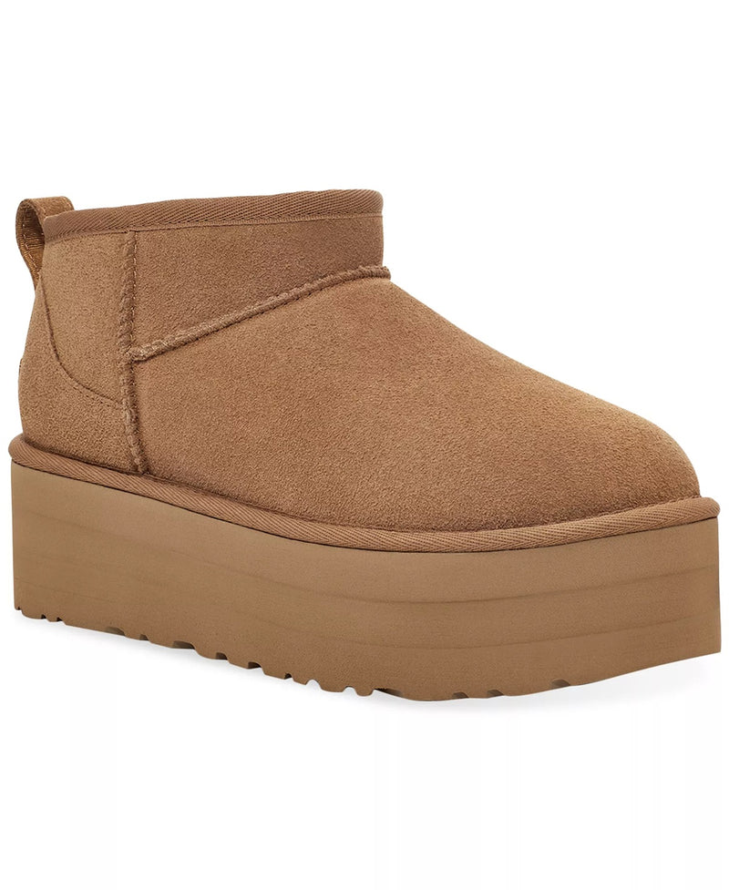 Women's UGG Classic Ultra Mini Platform Chestnut (1135092-CHE)