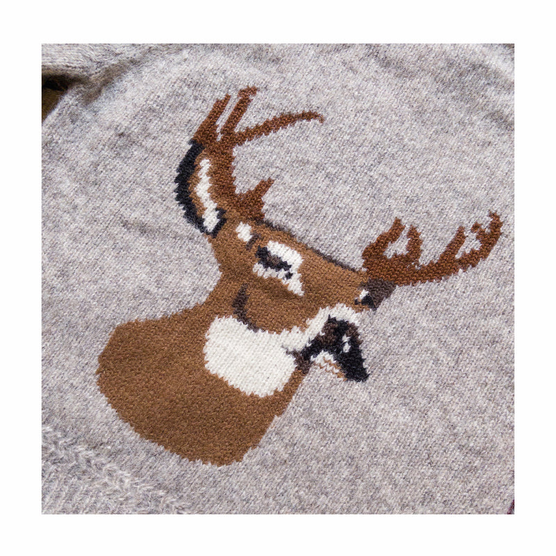 Wythe Alpaca Cotton Cardigan (Stag) - August Shop