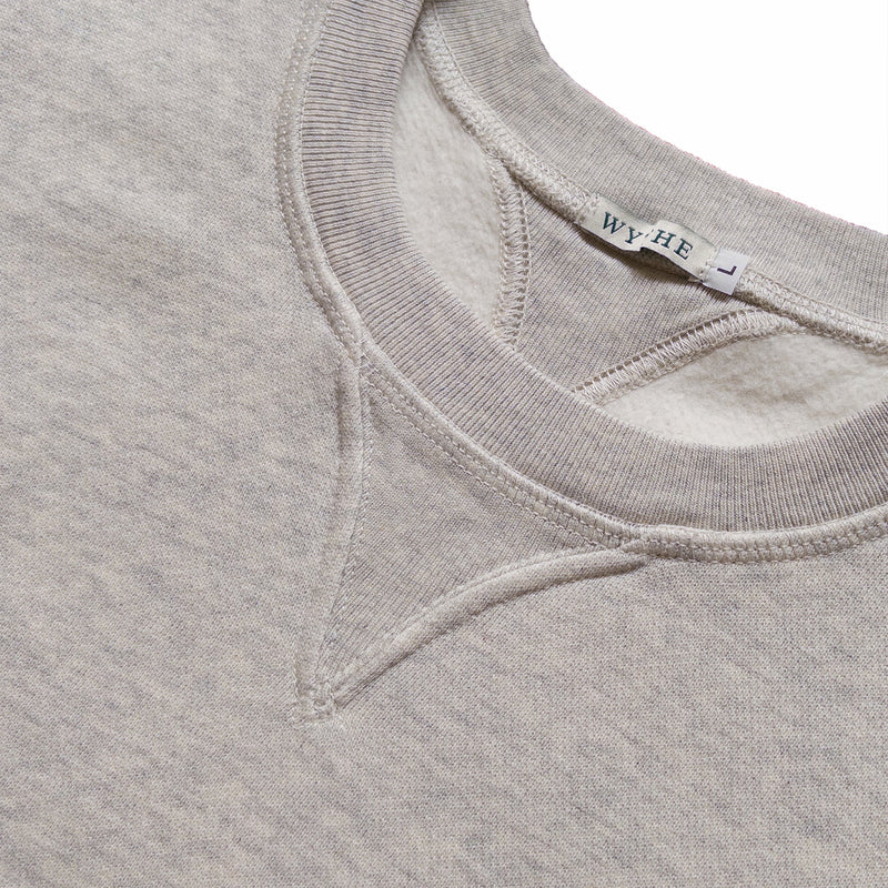 Wythe Crewneck Sweatshirt (Heather Grey) - August Shop