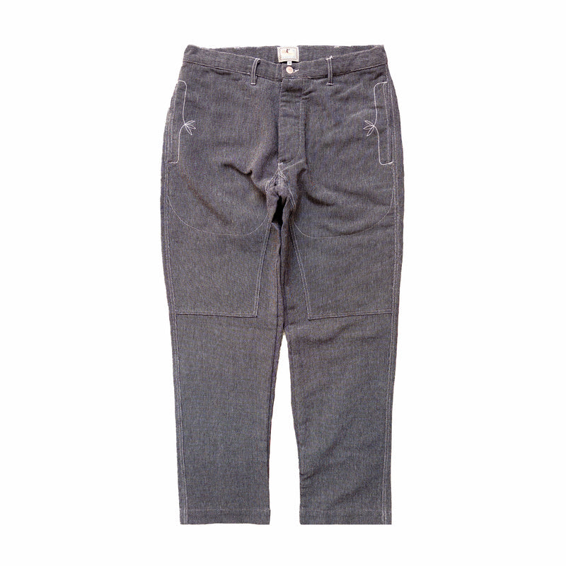 Wythe Heavyweight Pinpoint Canvas Chino (Night Sky) - August Shop