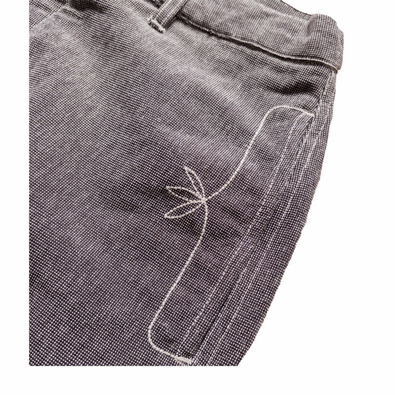 Wythe Heavyweight Pinpoint Canvas Chino (Night Sky) - August Shop