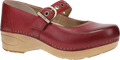 Quarter turn view Women's Dansko Footwear style name Xp 2.0 Mary Jane in color Red. Sku: 3960041421