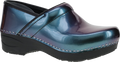 Quarter turn view Women's Dansko Footwear style name Xp 2.0 in color Chill Colorshift. Sku: 3950680202