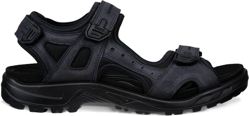 Quarter turn view Men's ECCO Footwear style name Yucatan in color Black. Sku: 069564-12001