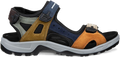 Quarter turn view Men's ECCO Footwear style name Yucatan in color Brown Multi. Sku: 069564-55749